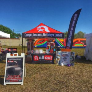 pop-up tent customer example