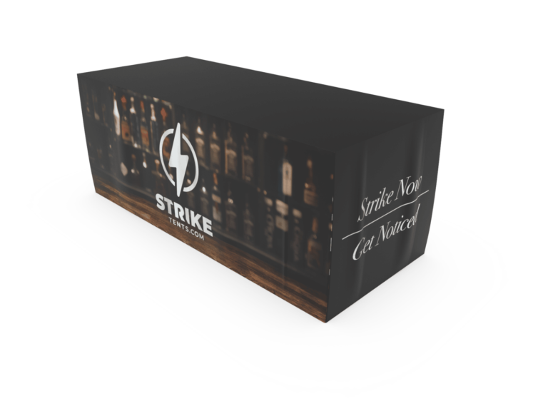 strike brewery 6' fitted table cover