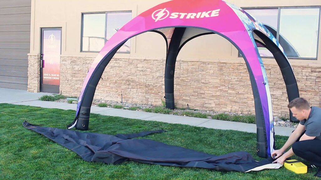 the ultimate guide to choosing the perfect inflatable event tent