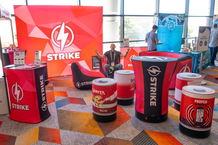 strike lounge area