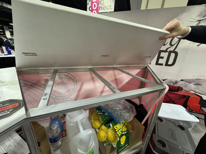 case study: devils grin custom branded bar countertops for wswa access live activation