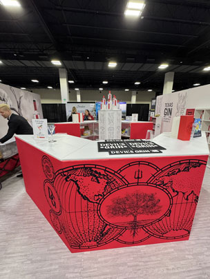 case study: devils grin custom branded bar countertops for wswa access live activation