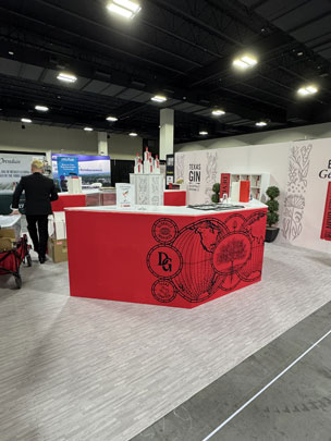 case study: devils grin custom branded bar countertops for wswa access live activation