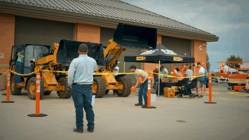 case study: american cancer society branded outdoor event displays (big dig)