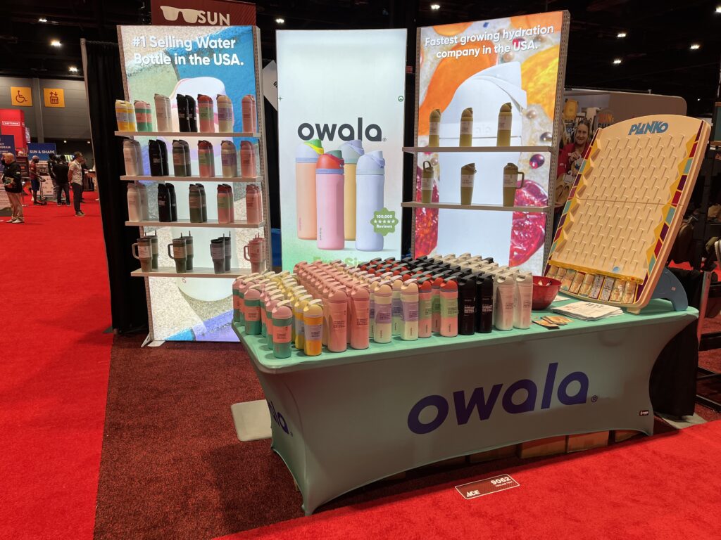 case study: how owala elevated their brand with custom light box displays at the ace hardware fall convention