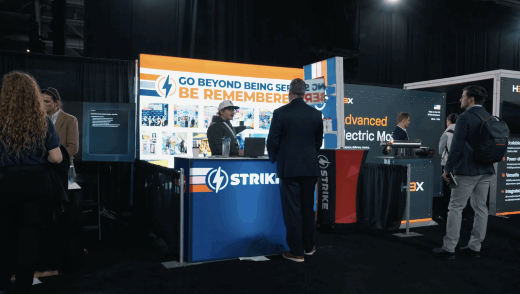 custom light up booth displays